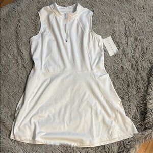 Danskin White Sleeveless Dress